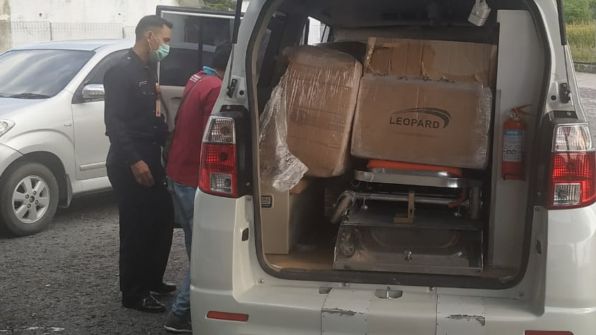 2.000 APD Bantuan BNPB Didistribusikan ke Rumah Sakit Rujukan di Babel   