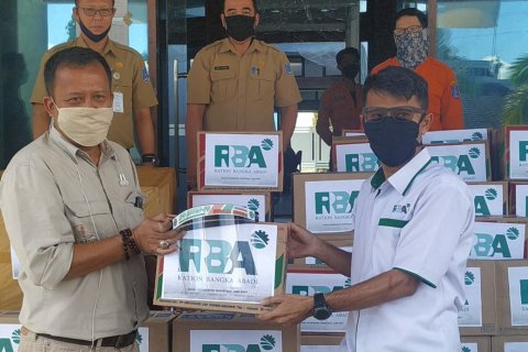 PT RBA Salurkan Bantuan ke Pusdalops Gugus Tugas Covid-19