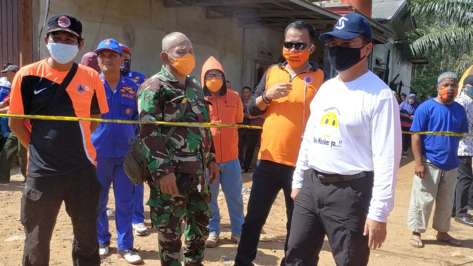 Gubernur Erzaldi Bersama BPBD Sempatkan Meninjau Lokasi Jembatan Ambruk di Desa Delas